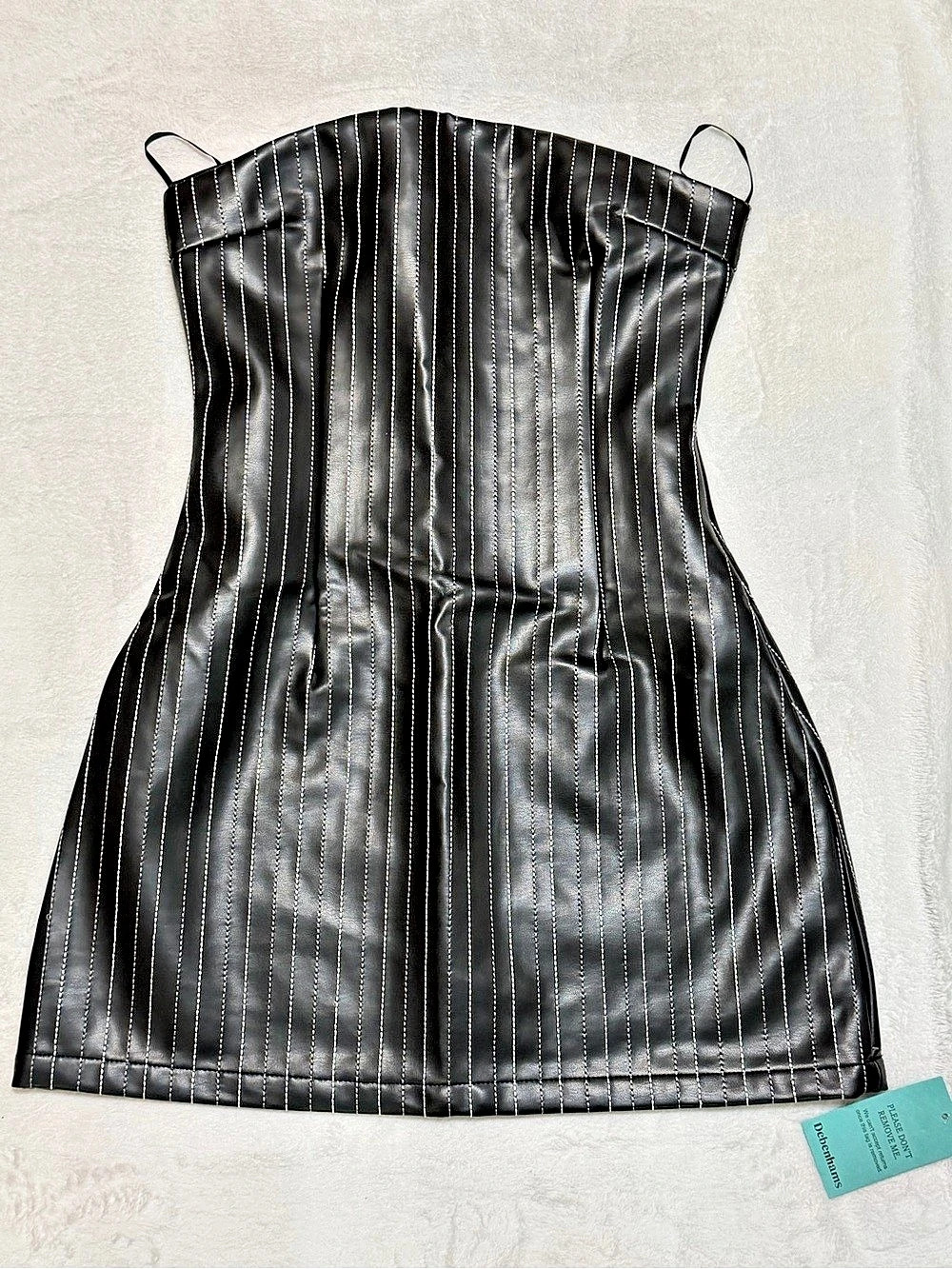 Nasty Gal Black Striped dress